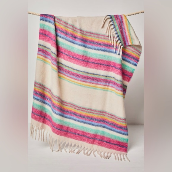 Free People Skye Striped Blanket - Picture 1 of 6